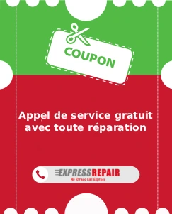 Appel de service gratuit avec toute réparation