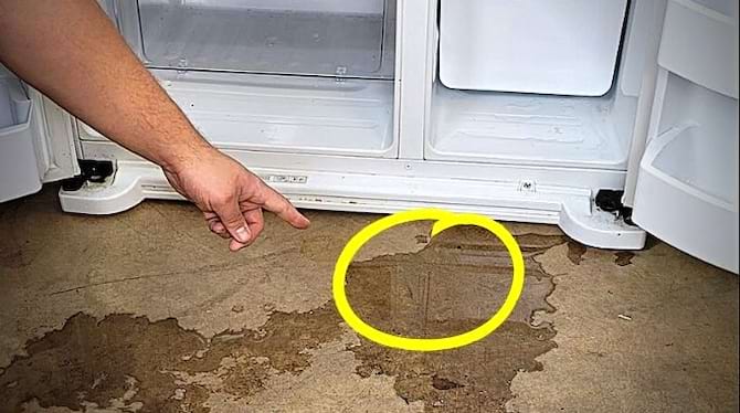 Le réfrigérateur fuit et fait de l’eau partout : contrôles rapides et solutions simples